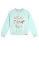 NoNo zomer sweater meisjes - mint - borduursel - Konono