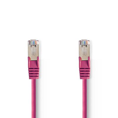 Nedis CAT5e-Kabel | SF/UTP | RJ45 Male naar RJ45 Male | 20 m | Roze | 1 stuks - CCGP85121PK200 CCGP85121PK200