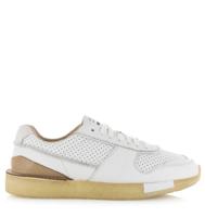 Clarks Clarks - Torrun Wit Leer Lage sneakers Heren