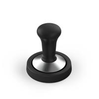 Xavax Tamper Set Tamper 58 mm RVS + Tampermat Slipvast Zwart