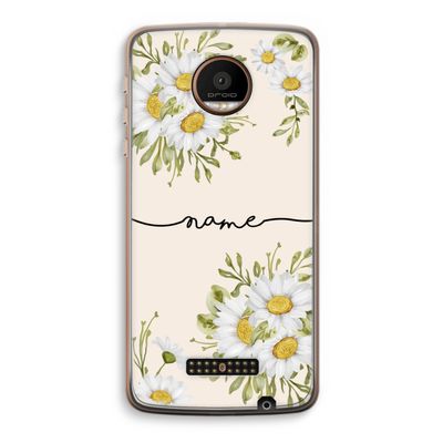 Daisies: Motorola Moto Z Force Transparant Hoesje