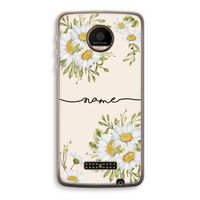 Daisies: Motorola Moto Z Force Transparant Hoesje Daisies: Motorola Moto Z Force Transparant Hoesje