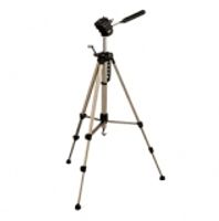 Walimex WT-3530 Tripod 1/4 inch Werkhoogte: 56 - 146 cm Zilver 3D-panhead, Incl. tas