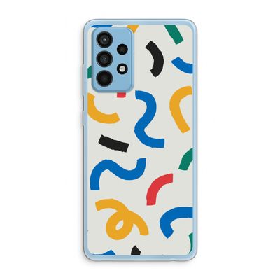 Illustratieve pop 2: Samsung Galaxy A52 Transparant Hoesje