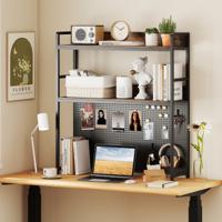 Bureau rek met Prikbord & Metalen Frame Bureau Rek Bureau Opzetrek Boekenrek