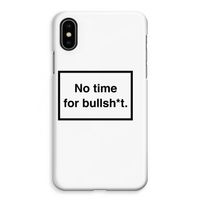 No time: iPhone XS Max Volledig Geprint Hoesje