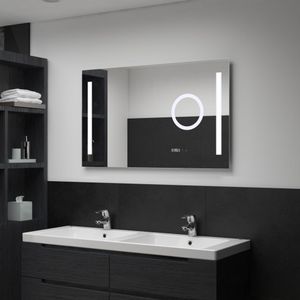 VidaXL Badkamerspiegel led met aanraaksensor 100x60 cm