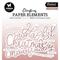 Studio Light • essentials paper elements rosegold sentiments