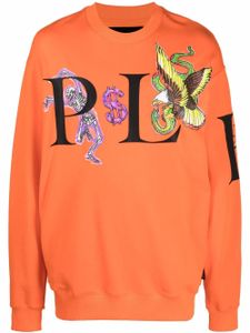 Philipp Plein sweat à imprimé graphique - Orange