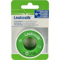 Leukosilk Hechtpleister eurolock 5m x 2.50cm Leukosilk Hechtpleister eurolock 5m x 2.50cm