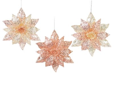 Ornament plc bloem roze l12 cm Kurt S. Adler - Kurt s adler Ornament plc bloem roze l12 cm Kurt S. Adler - Kurt s adler