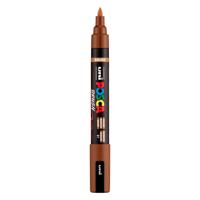 Uni Posca brushmarker pc5br bruin - brushpunt 1-4 mm