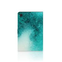 Hoes Samsung Galaxy Tab A7 (2020) Painting Blue