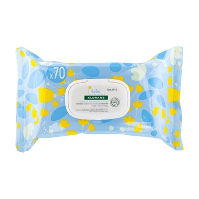 Klorane Bébé Doekjes Lingettes Nettoyantes Douces au Calendula BIO 70x
