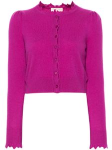 Ulla Johnson cardigan Jana en cachemire - Violet