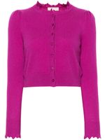 Ulla Johnson cardigan Jana en cachemire - Violet