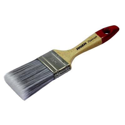 ANZA Titanium verfkwast plat voor synthetische lak - maat 2.5 / 65 mm