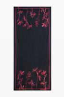 Foulard orchidee levendige kleuren - BLACK - U