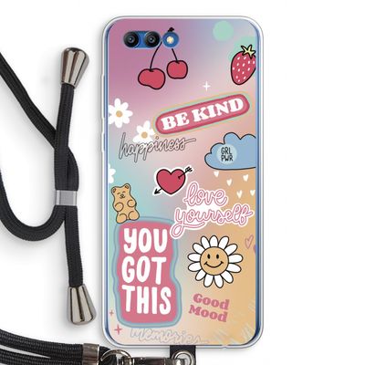 Positivity: Honor 10 Transparant Hoesje met koord