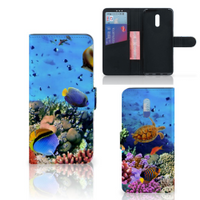 OPPO Reno Telefoonhoesje met Pasjes Vissen - thumbnail