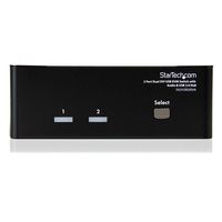 StarTech.com 2-poort Dual DVI USB KVM-switch met Audio en USB 2.0-hub - thumbnail