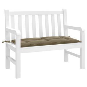VidaXL Tuinbankkussen 100x50x7 cm stof gemêleerd taupe