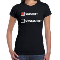 Geschikt - Ongeschikt fun t-shirt zwart dames