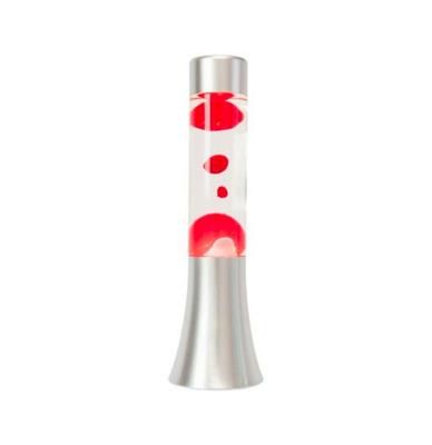 Fisura Mini Lava Lamp - Transparant En Rood
