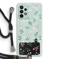 Small white flowers: Samsung Galaxy A52s 5G Transparant Hoesje met koord