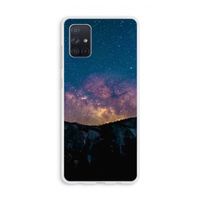 Travel to space: Galaxy A71 Transparant Hoesje Travel to space: Galaxy A71 Transparant Hoesje