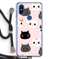 Katten: Xiaomi Mi Mix 3 Transparant Hoesje met koord