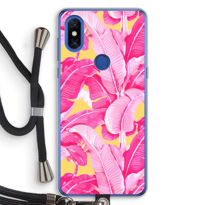 Pink Banana: Xiaomi Mi Mix 3 Transparant Hoesje met koord