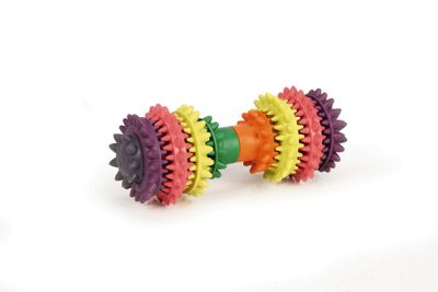 Beeztees Rubber Dental Care Halter Mint hondenspeelgoed 14cm