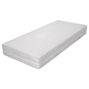 The Living Store 7 Zone Pocketvering Matras - 140 x 200 x 20 cm - Drukverlichting - Comfort op elk gebied - Eenvoudig