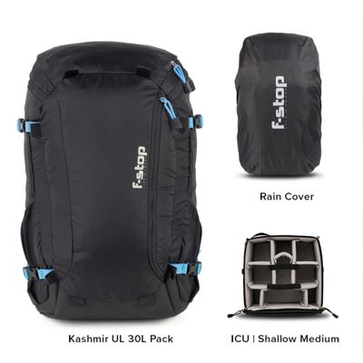 F-Stop Kashmir UL Black / Malibu Blue - Essentials Bundle