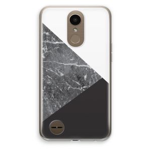 Combinatie marmer: LG K10 (2017) Transparant Hoesje