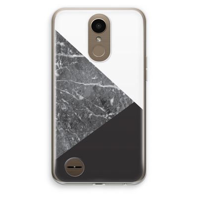 Combinatie marmer: LG K10 (2017) Transparant Hoesje