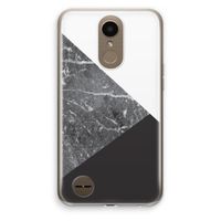Combinatie marmer: LG K10 (2017) Transparant Hoesje