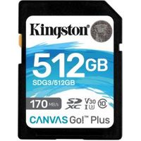 Kingston Technology Canvas Go! Plus flashgeheugen 512 GB SD Klasse 10 UHS-I - thumbnail