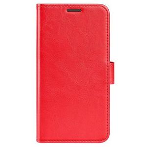 Samsung Galaxy S23 5G Portemonnee Hoesje met Statief - Rood