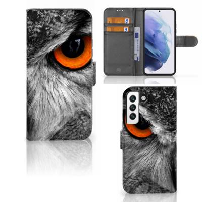 Samsung Galaxy S22 | Telefoonhoesje | Met pasjeshouder | Uil