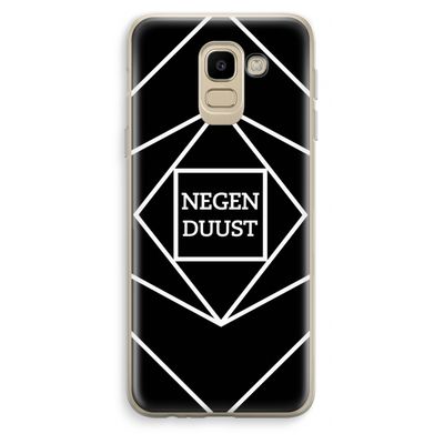 Negenduust geometrisch: Samsung Galaxy J6 (2018) Transparant Hoesje