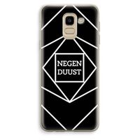 Negenduust geometrisch: Samsung Galaxy J6 (2018) Transparant Hoesje