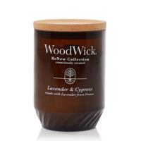WoodWick Lavender & Cypress kaars Overige Cypress, Lavendel Bruin 1 stuk(s) - thumbnail