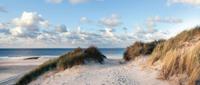 Duinen zee 130x50cm Tuinschilderij - Customize it