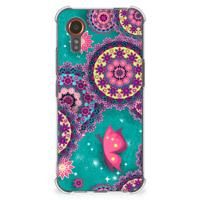 Samsung Galaxy Xcover 7 Back Cover Cirkels en Vlinders