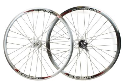 Weinmann DP18 Wielset met terugtraprem - Zilver Weinmann DP18 Wielset met terugtraprem - Zilver