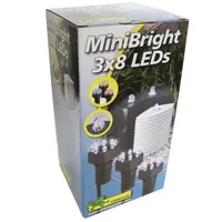 Ubbink MiniBright 3x8 LED's Onderwaterverlichting + Trafo Ubbink MiniBright 3x8 LED's Onderwaterverlichting + Trafo