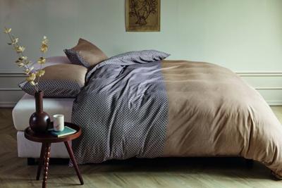 Beddinghouse Beddinghouse Dekbedovertrek Anani Taupe 140x200/220 cm