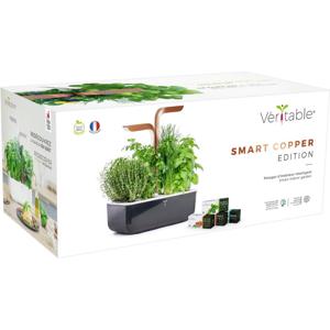 Veritable Indoor Garden SMART Copper Zwart, Koper 330 mm 230 V 2 l In hoogte verstelbaar, Waterpeilalarm 1 stuk(s)